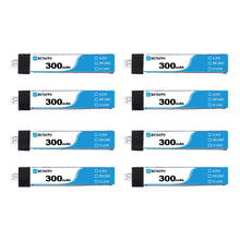 Load image into Gallery viewer, BETAFPV 300mAh 1S 30C HV Battery (8pcs)