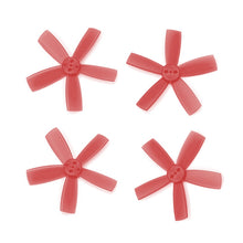 Load image into Gallery viewer, DYS 2&quot; 5 Blade, Red Propeller - Set of 4 (2x CW, 2x CCW)