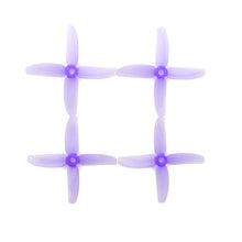 Load image into Gallery viewer, RaceKraft 3x3 Clear 4 Blade (Set of 4 - Purple)