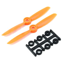 Load image into Gallery viewer, HQProp 4x4.5O CCW Propeller - 2 Blade (2 Pack - Orange)
