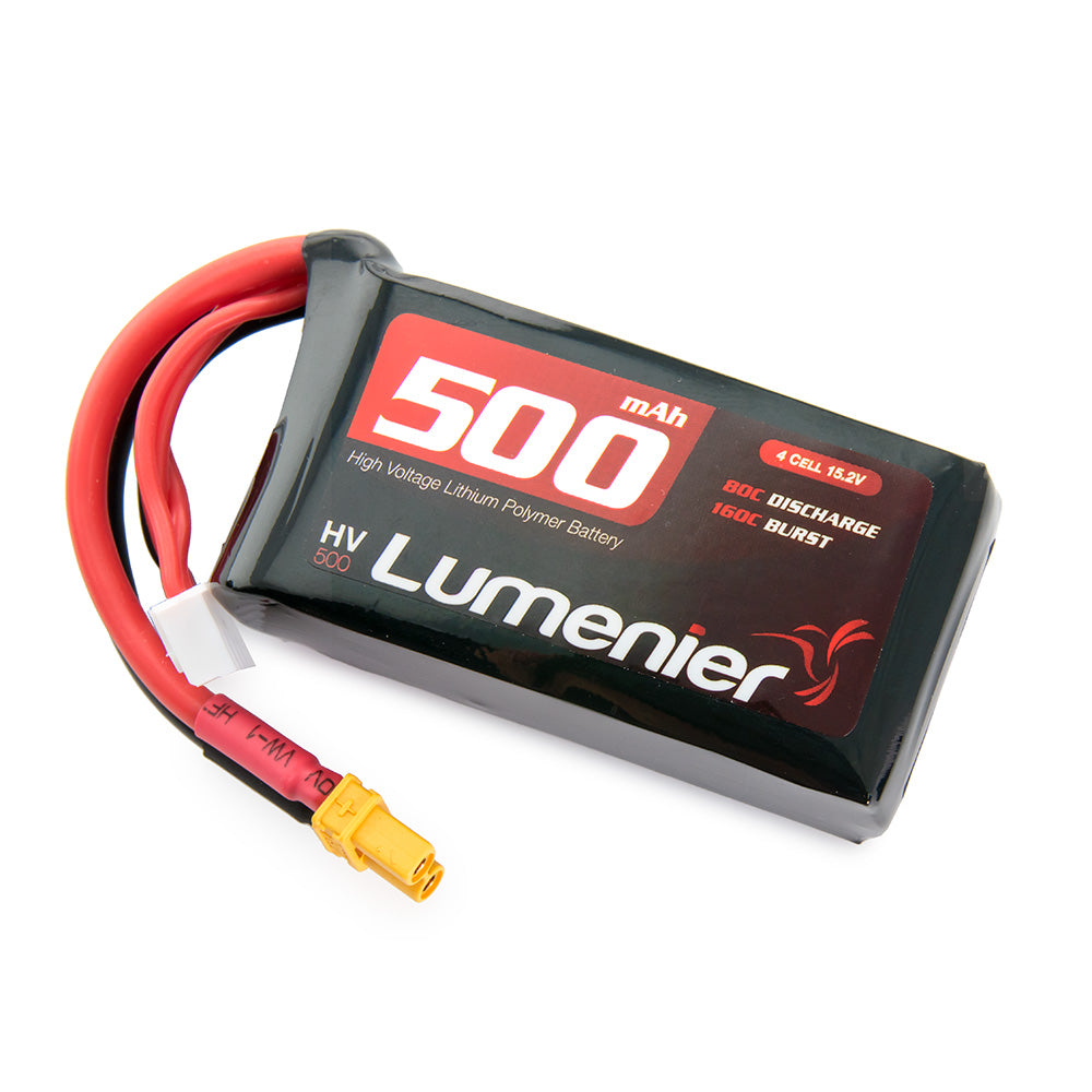 Lumenier 500mAh 4s 15.2v High Voltage 80c Lipo Battery (XT-30)