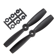 Load image into Gallery viewer, HQProp 5x4.5 Bullnose CCW Propeller - (Black Carbon Composite) - 2 Blade - (2 pack)