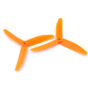 HQProp 5x4x3 CCW Propeller - 3 Blade (Orange - 2 pack)
