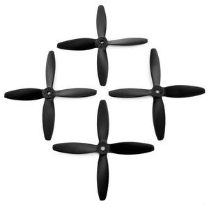 Lumenier 5x4x4 - 4 Blade Propeller (Set of 4 - Black)