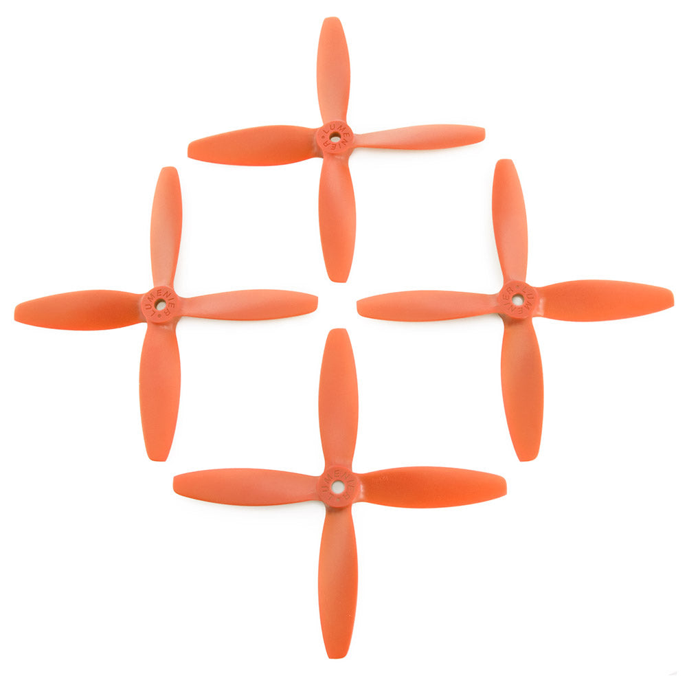 Lumenier 5x4x4 - 4 Blade Propeller (Set of 4 - Orange)