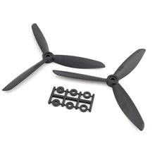 Load image into Gallery viewer, HQProp 6x4.5x3 CCW Propeller - 3 Blade Carbon Composite  (Black - 2 pack)