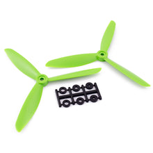 Load image into Gallery viewer, HQProp 6x4.5x3RG CW Propeller - 3 Blade (Green - 2 pack)