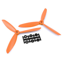 Load image into Gallery viewer, HQProp 6x4.5x3RO CW Propeller - 3 Blade (Orange - 2 pack)