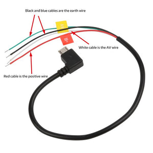 FPV AV Output Cable Cord for SJCAM SJ4000
