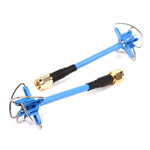Aomway 5.8GHz 4-Leaf Clover Antenna Set for TX/RX (SMA) (LHCP)