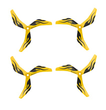 Load image into Gallery viewer, Azure Power 5045 V2 HGP Enhanced Glass Fiber Propeller - 3 Blade (Set of 4 - Ferrari Yellow)