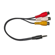 Load image into Gallery viewer, 30cm A/V Cable - 3.5mm 4 Pole to RCA