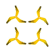 Load image into Gallery viewer, Azure Power 5045 5x4.5x3 PC - 3 Blades (Set of 4 - Ferrari Yellow)