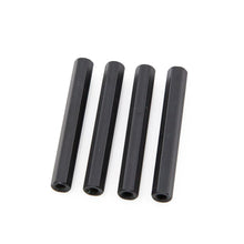 Load image into Gallery viewer, Black Hex Standoffs 30mm (4 pcs)