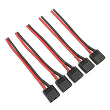 Load image into Gallery viewer, Black XT60 Lipo Pigtail 16AWG (5pcs)