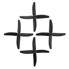 Load image into Gallery viewer, DAL 5x4 Propellers - 4 Blade (2 Pack - Black)