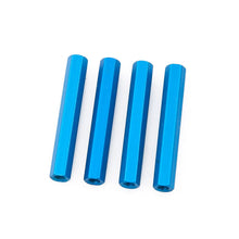 Load image into Gallery viewer, Blue Hex Standoffs 35mm (4 pcs)