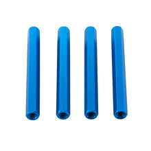 Load image into Gallery viewer, Blue Hex Standoffs 50mm (4 pcs)