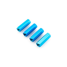Load image into Gallery viewer, Blue Hex Standoffs 15mm (4 pcs)
