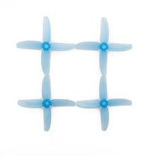 Load image into Gallery viewer, RaceKraft 3x3 Clear 4 Blade (Set of 4 - Blue)