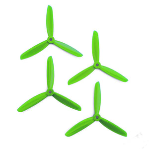 DAL 5x4.5 - 3 Blade Propeller - TJ5045 (Set of 4 - Green)