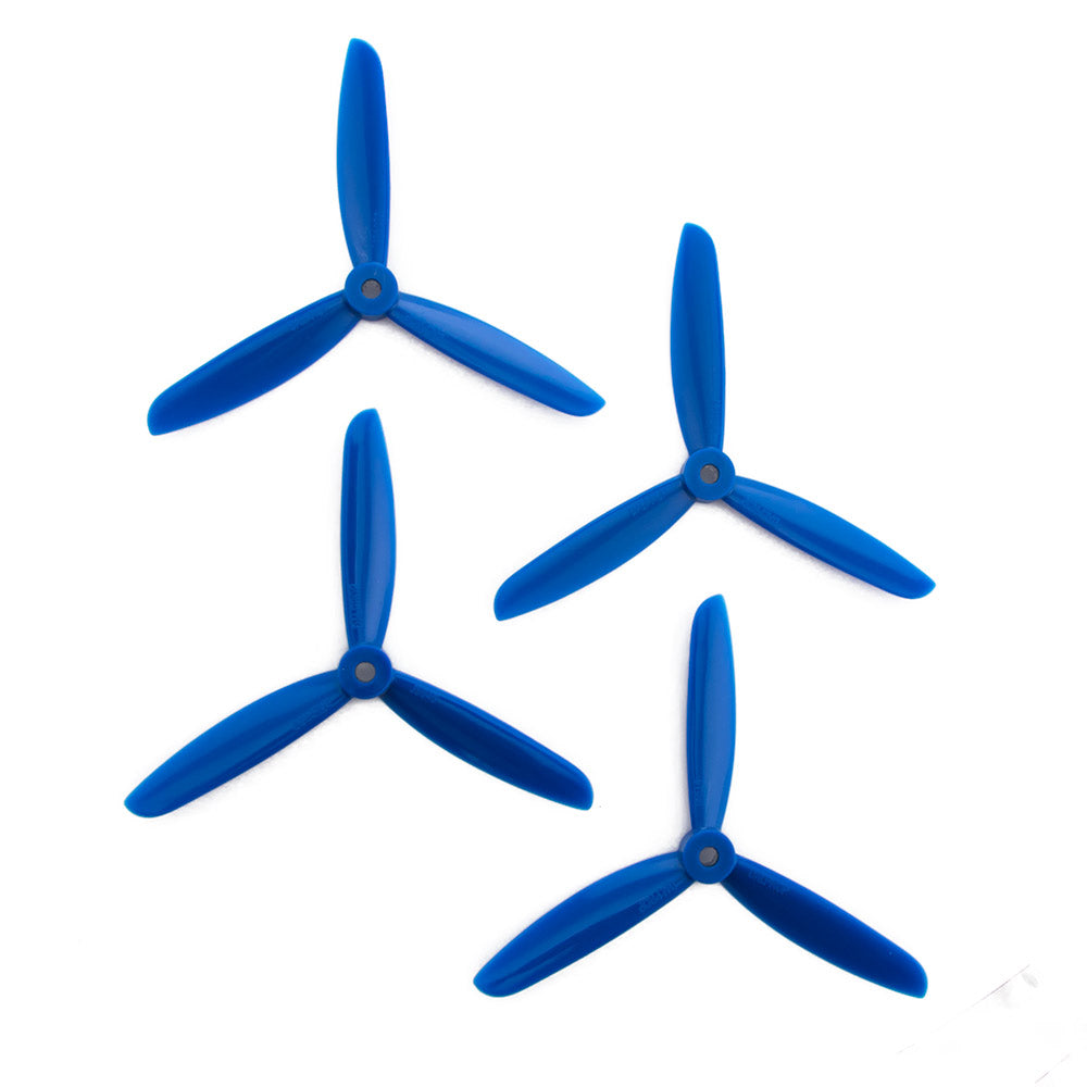 DAL 5x4.5 - 3 Blade Propeller - TJ5045 (Set of 4 - Blue)