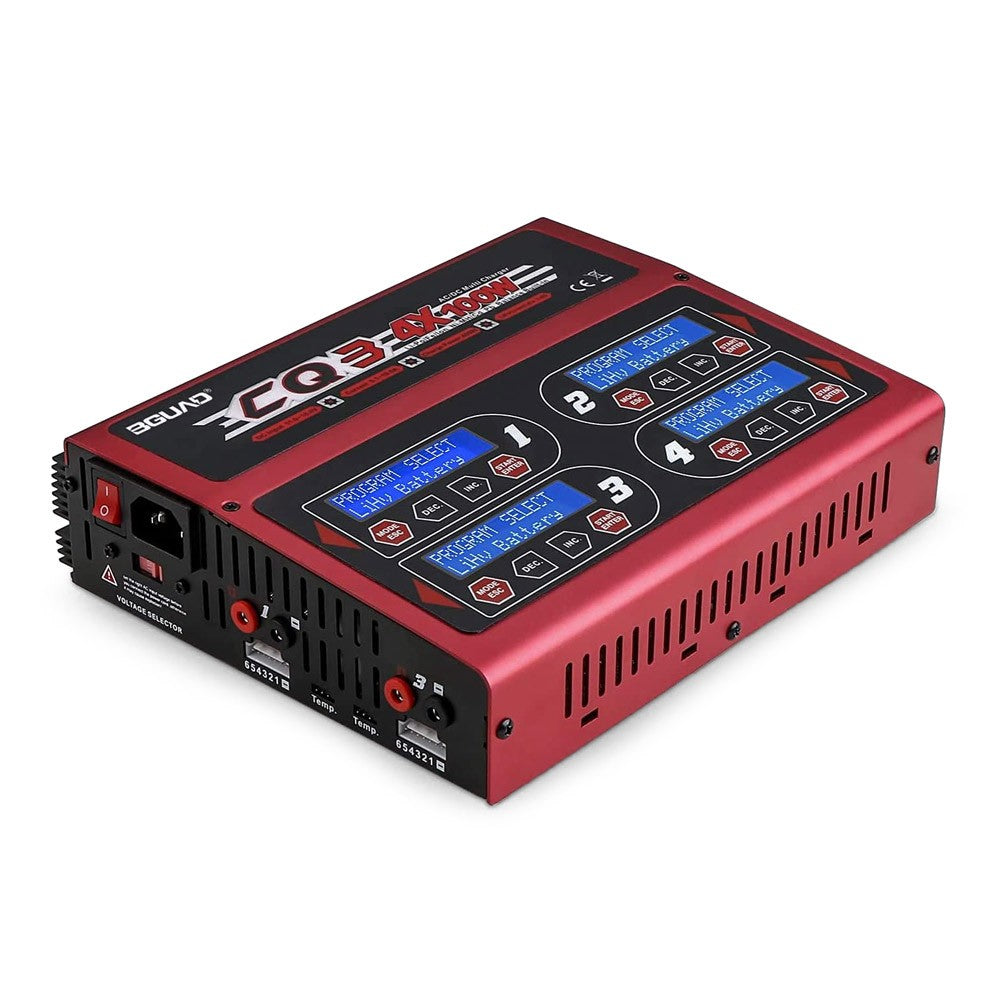 EV-Peak CQ3 Multi Charger 4x 100W NiMH / LiPO with Built-in Balance