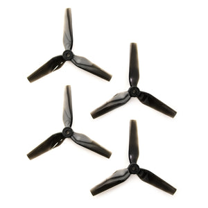 DAL 5x4.4 - 3 Blade, Crystal Black Trapezoid Propeller - T5044  (Set of 4)