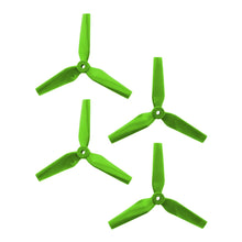 Load image into Gallery viewer, DAL 5x4.4 - 3 Blade, Green Trapezoid Propeller - T5044  (Set of 4)
