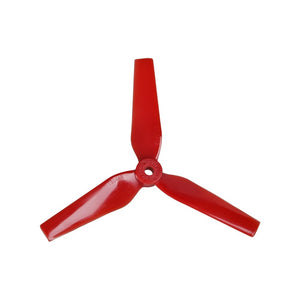 DAL 5x4.4 - 3 Blade, Red Trapezoid Propeller - T5044  (Set of 4)