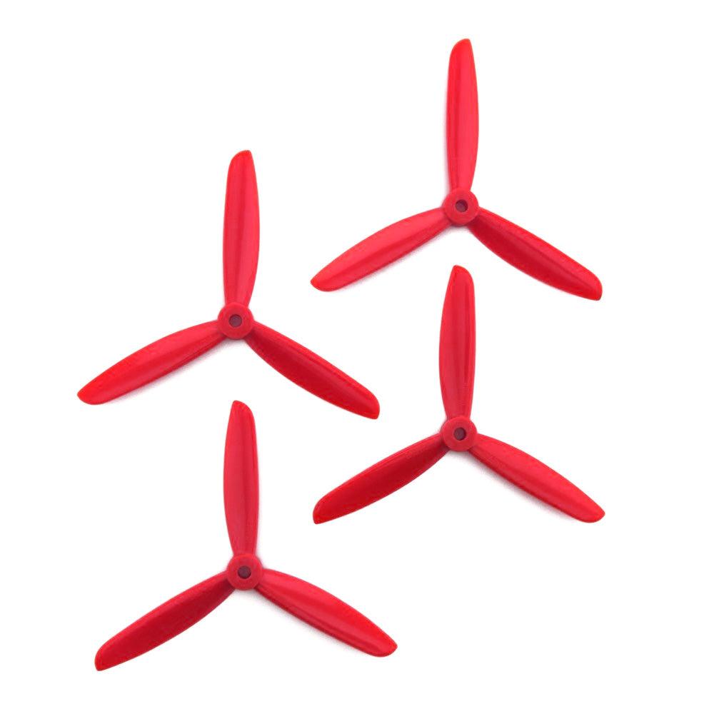DAL 5x4.5 - 3 Blade Propeller - TJ5045 (Set of 4 - Red)