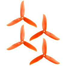Load image into Gallery viewer, DAL 5x4.6 - 3 Blade, Orange Cyclone Propeller - T5046C  (Set of 4)