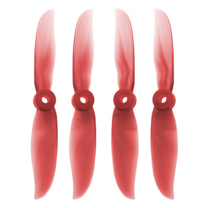 DAL 5x5 - 2 Blade, Crystal Red Cyclone Propeller - 5050C  (Set of 4)