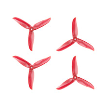 Load image into Gallery viewer, DAL 5x4.5 - 3 Blade, Red Cyclone Propeller - T5045C  (Set of 4)