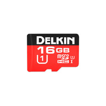 Load image into Gallery viewer, Delkin Devices 16GB 500x microSDHC UHS-I Memory Card
