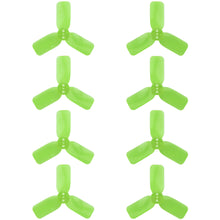 Load image into Gallery viewer, DYS 2&quot; 3 Blade, Green Propeller - Set of 8 (4x CW, 4x CCW)