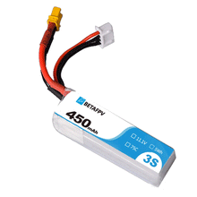 Load image into Gallery viewer, BETAFPV 450mAh 3S 75C Battery (2PCS)