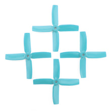 Load image into Gallery viewer, Gemfan 4x4 - Bullnose 4 Blade Master Propellers (Set of 4 - FreyBlue)