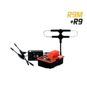 FrSky R9M Module + R9 Receiver Combo w/ Super 8, Dipole T Antenna