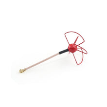 Load image into Gallery viewer, FuriousFPV STUBBY 48mm 5.8Ghz U.FL RHCP Circular Antenna (Red)