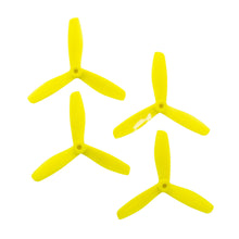 Load image into Gallery viewer, Gemfan 5x4.5 - Fura Fluo Yellow Bullnose 3 Blade Master Propellers (Set of 4)