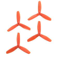 Load image into Gallery viewer, Gemfan 5x5 - Bullnose 3 Blade Propellers - PC UnBreakable (Set of 4 - Orange)