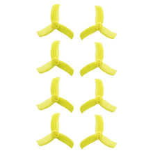 Load image into Gallery viewer, Gemfan Hulkie Yellow 2040 Durable 3 Blade - Set of 8 (4CW, 4CCW)