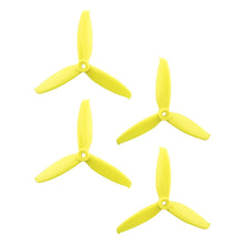 Load image into Gallery viewer, Gemfan WinDancer Yellow 5042 Durable 3 Blade - Set of 4 (2CW, 2CCW)