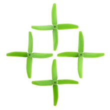 Load image into Gallery viewer, DAL 5x4 Propellers - 4 Blade (2 Pack - Green)
