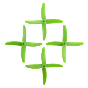 DAL 5x4 Propellers - 4 Blade (2 Pack - Green)