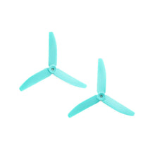 Load image into Gallery viewer, HQProp 5x4x3R Skitzo CW Propeller - 3 Blade (2 Pack - Blue)
