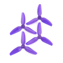 Load image into Gallery viewer, HQProp DP 3x3x3 PC Propeller - 3 Blade (Light Purple- Set of 4)