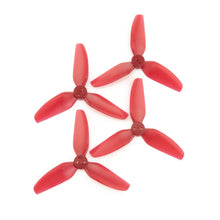 Load image into Gallery viewer, HQProp DP 3x3x3 PC Propeller - 3 Blade (Light Red - Set of 4)