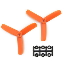 Load image into Gallery viewer, HQProp 4x4x3O CCW Propeller - 3 Blade (2 Pack - Orange Nylon Glass Fiber)